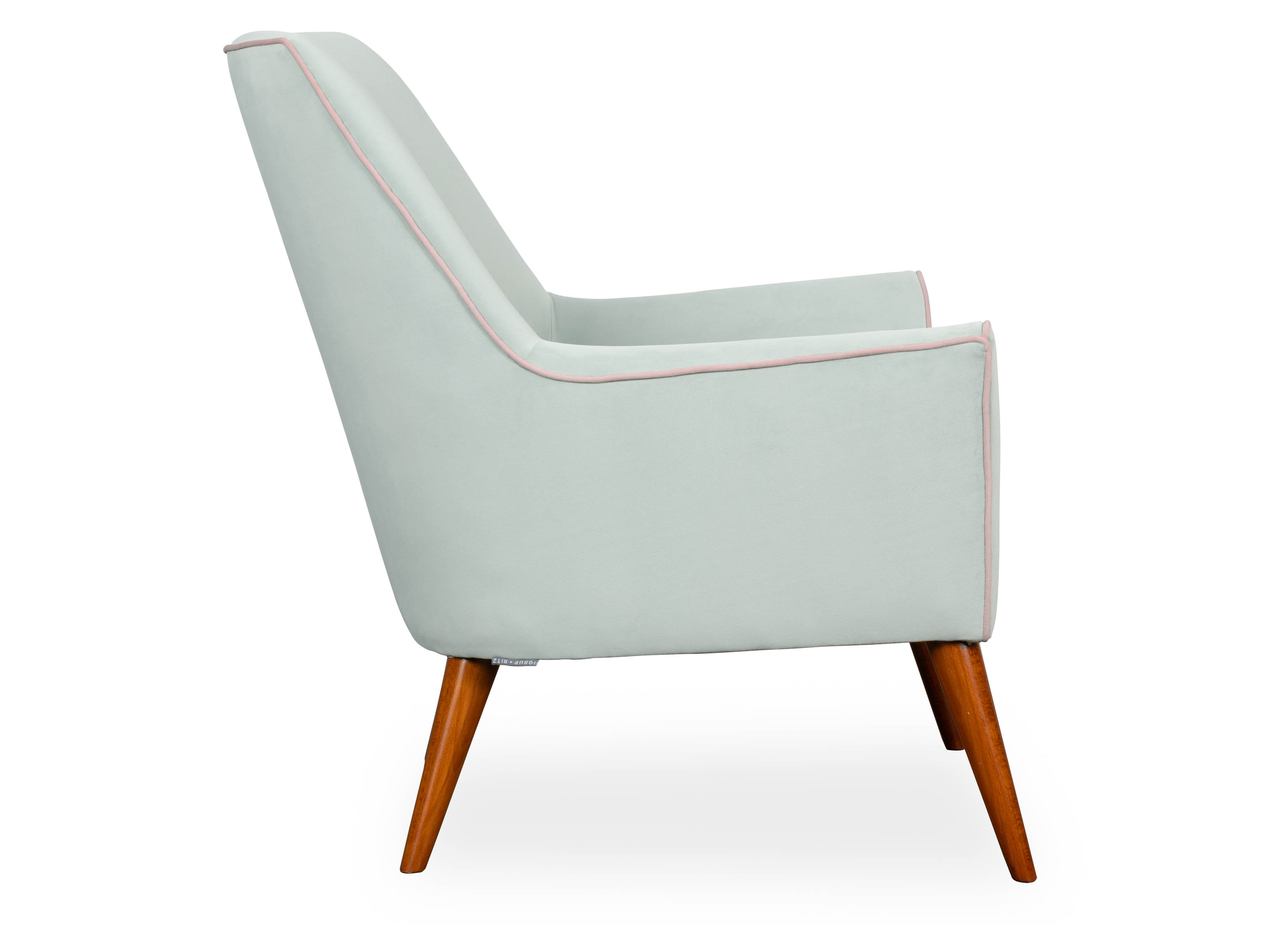 Clyde Armchair Uno Surf Medium Walnut